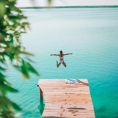 Hotel Awazul Bacalar Esterno foto