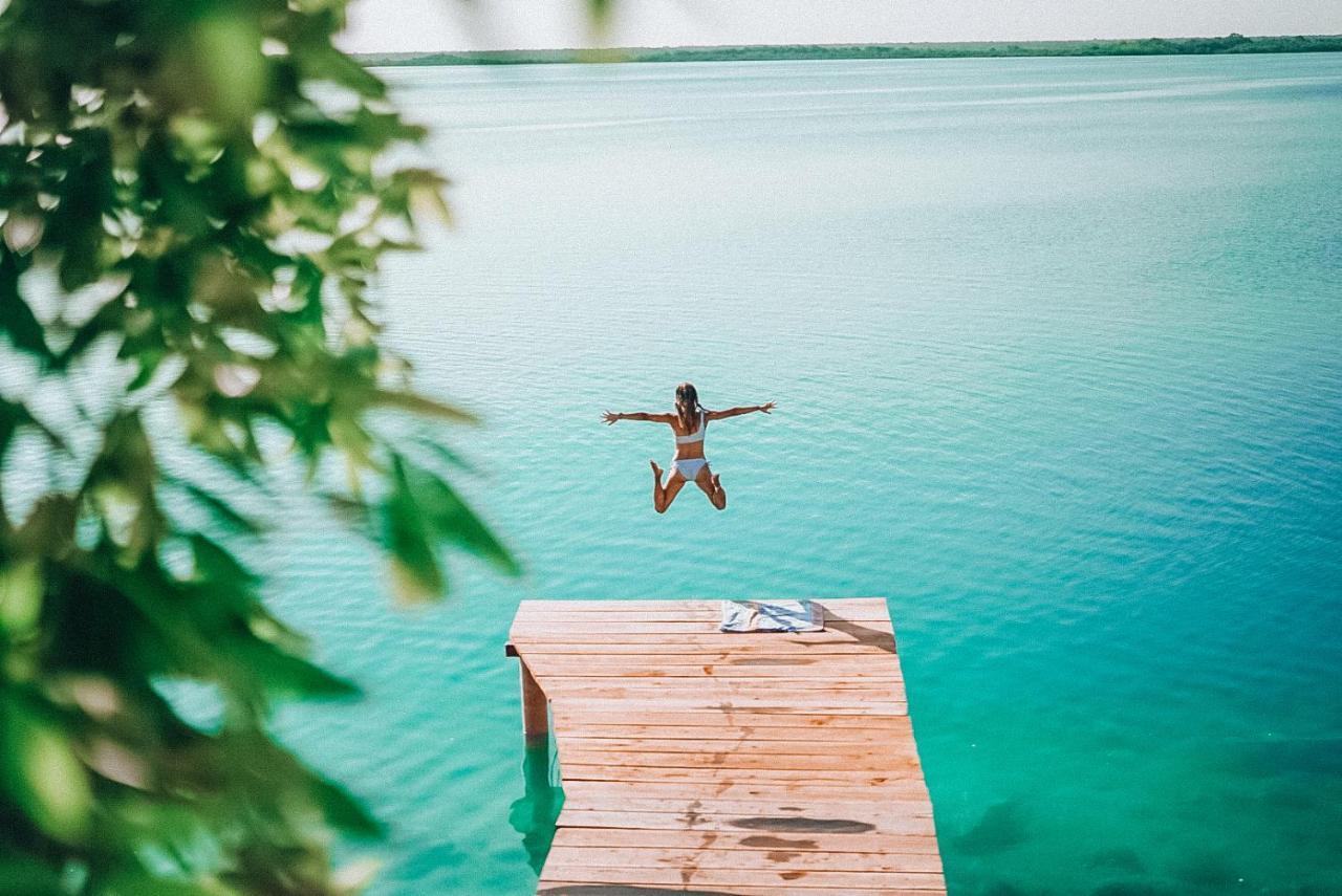 Hotel Awazul Bacalar Esterno foto